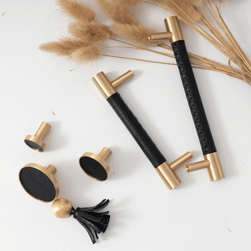 Uchwyt meblowy Leather Black