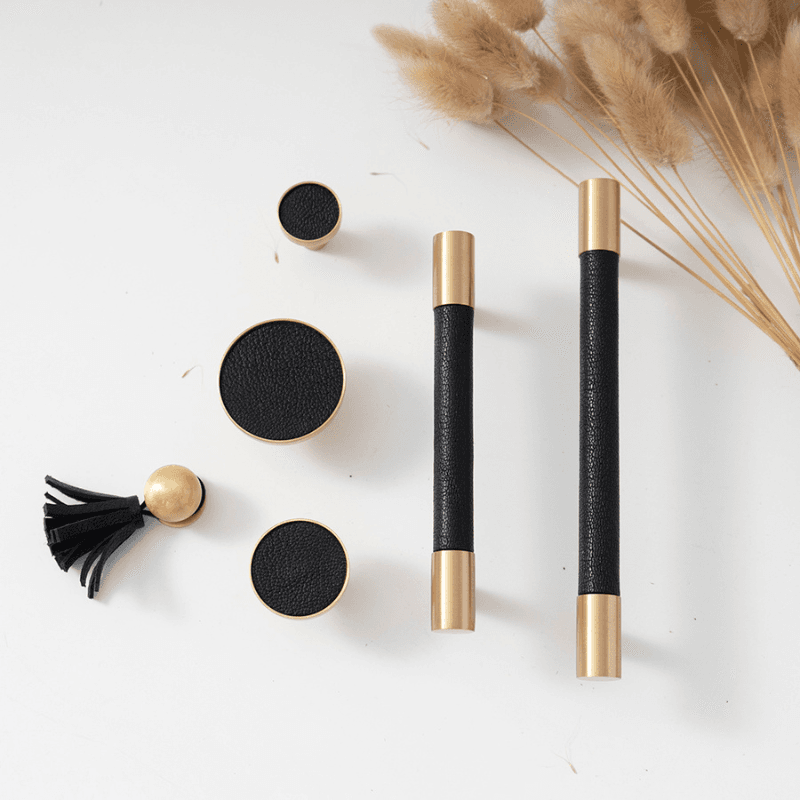 Uchwyt meblowy Leather Black